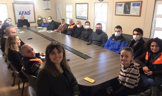 2 Büyük tatbikat geçiren AFAD Tekirdağ'da personel toplantısı