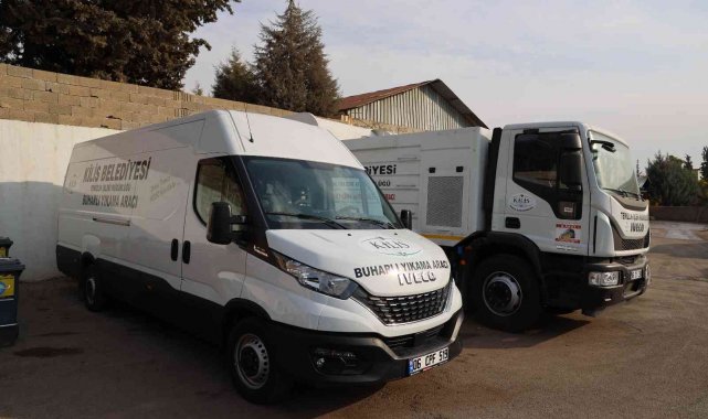 2021 yılında belediyenin araç parkına 25 araç katıldı