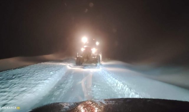 3 bin rakımlı Karapet'te mahsur kalan vatandaşlar kurtardı