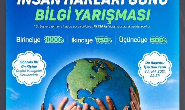 '10 Aralık Dünya İnsan Hakları Günü'nde ödüllü bilgi yarışması