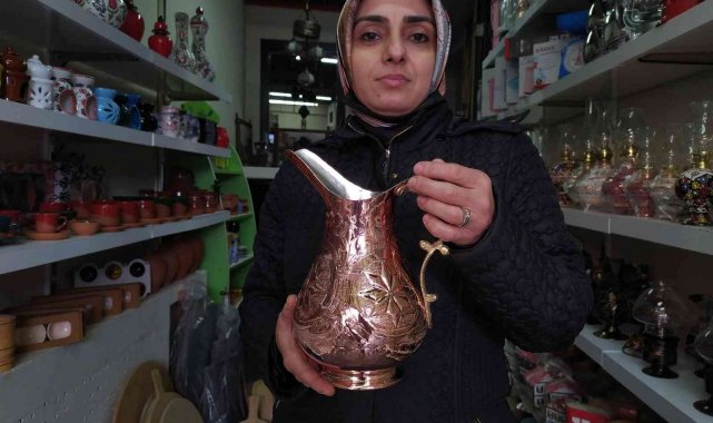 5 bin yıllık şifa kaynağı bakır kaplara büyük ilgi