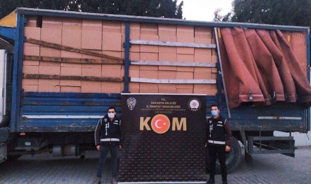 6 milyondan fazla makaron ele geçirildi