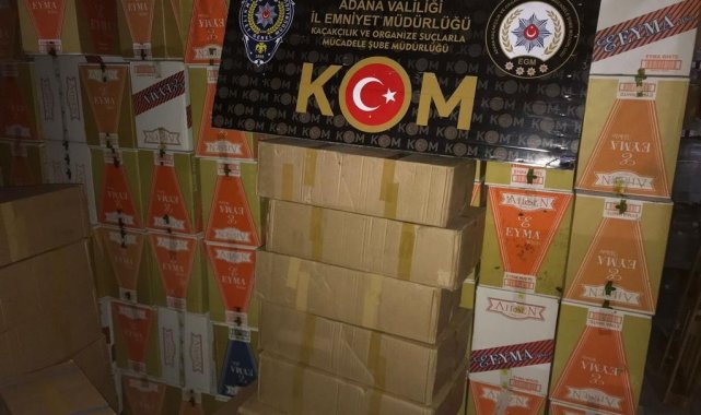 Adana'da kaçakçılık operasyonu