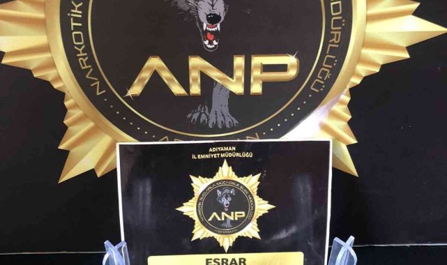 Adıyaman'da uyuşturucu operasyonu