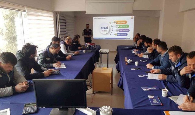 AFAD'tan Aras Edaş personeline farkındalık eğitimi