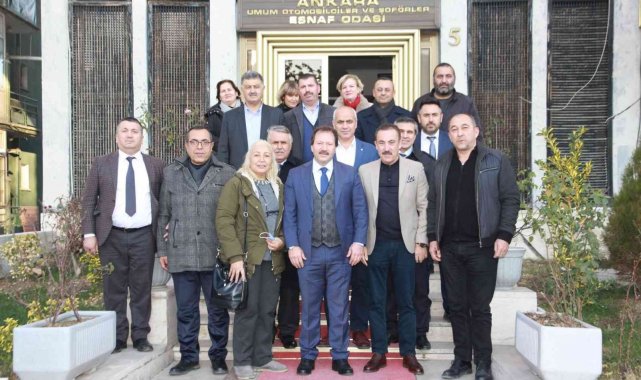 AHİD Başkanı Yaman&#039;dan Ankara Umum Otomobilciler ve Şoförler Esnaf Odası Başkanı Yiğiner&#039;e ziyaret