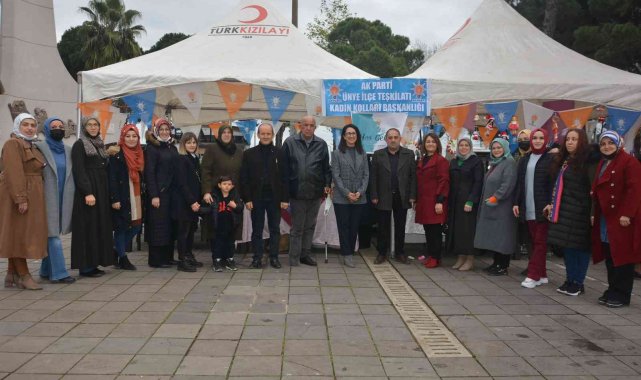 Ak kadınlardan üreten kadınlar sergisi