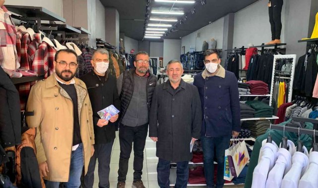 AK Parti heyeti esnaf ziyaretlerine yoğunluk verdi