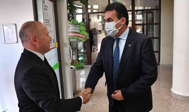 AK Parti İl Başkanı Gürkan'dan Başkan Dündar'a ziyaret