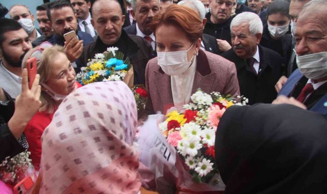 Akşener, Gaziantep'te esnafı ziyaret etti