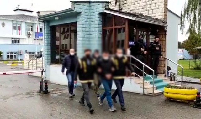 Akü hırsızı yakalandı