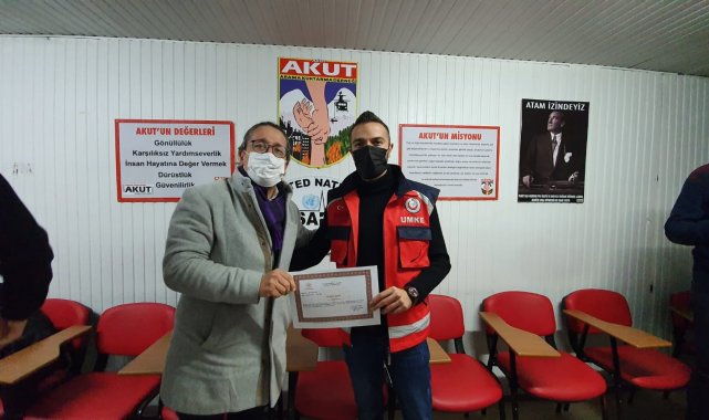 AKUT gönüllülerine sertifikalı ilkyardım eğitimi