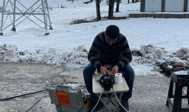 Alanya yaylalarında 'fiber' altyapı çalışması