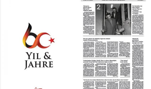Almanya'ya göçün 60'ıncı yılına özel, YTB'den çift dilli gazete