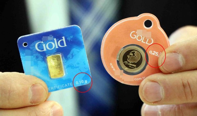 Altında yeni trend: 0,10 gr altın