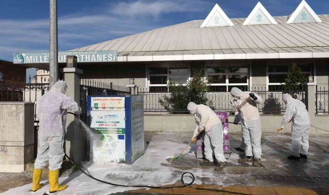 Altınordu'da dezenfekte çalışmaları sürüyor