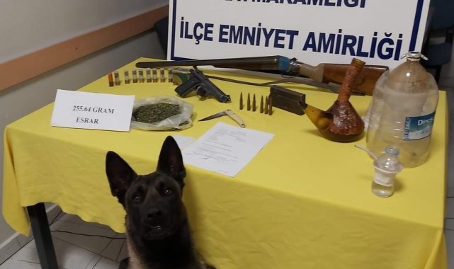 Altıntaş'ta uyuşturucu operasyonu