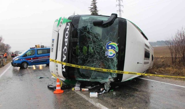 Amasya'daki otobüs kazası