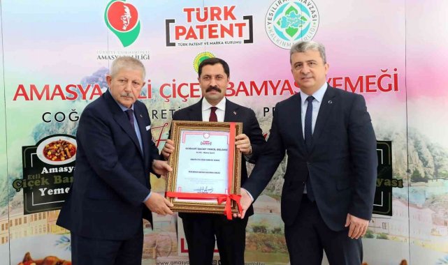 Amasya'nın 'etli çiçek bamyası yemeği' coğrafi işaret aldı
