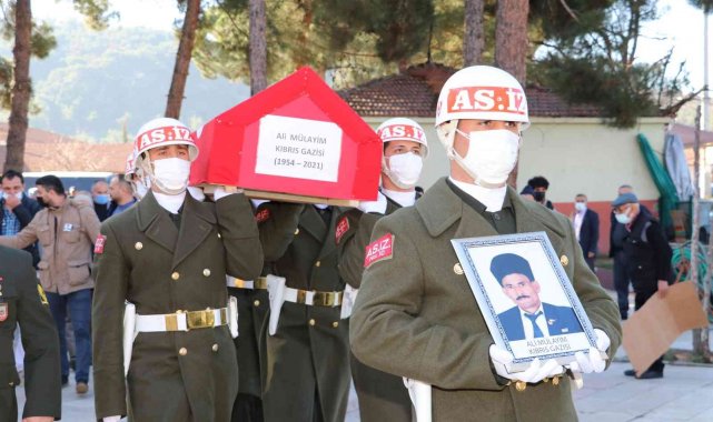 Amasyalı Kıbrıs gazisi Ali Mülayim son yolculuğuna uğurlandı