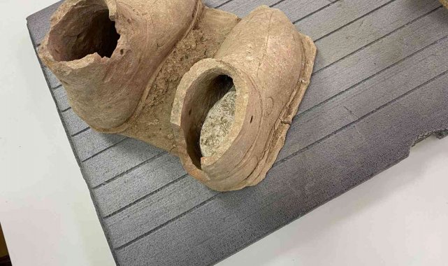 Anadolu'da ilk defa terracotta heykele rastlandı