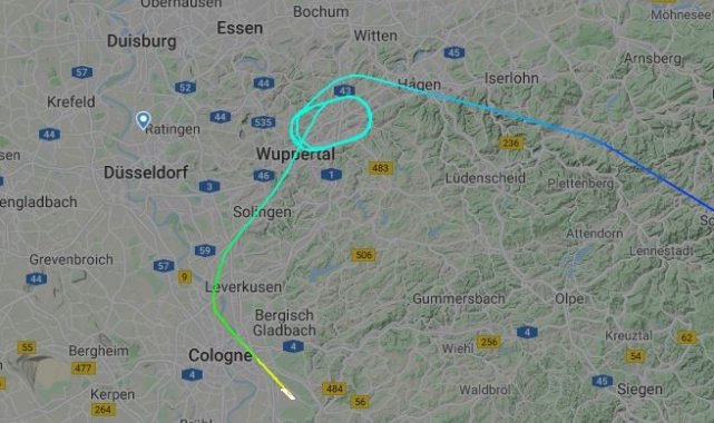 Anadolujet'in Düsseldorf uçağı Köln'e yönlendirildi