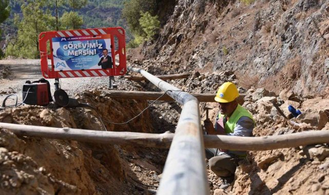 Anamur'da Sarıağaç Mahallesi kesintisiz içme suyuna kavuşuyor