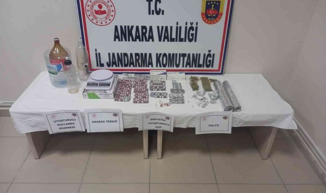 Ankara&#039;da iki uyuşturucu operasyonunda 3 kişi gözaltına alındı