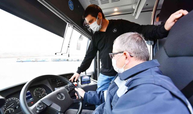 Ankara'nın yeni otobüsleri için EGO şoförleri sürüş eğitiminde