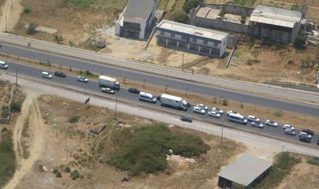 Antalya&#039;da helikopter ve drone destekli trafik kontrolü