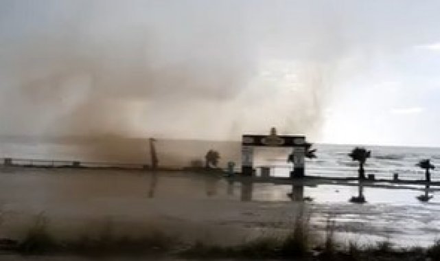 Antalya'da korku dolu anlar