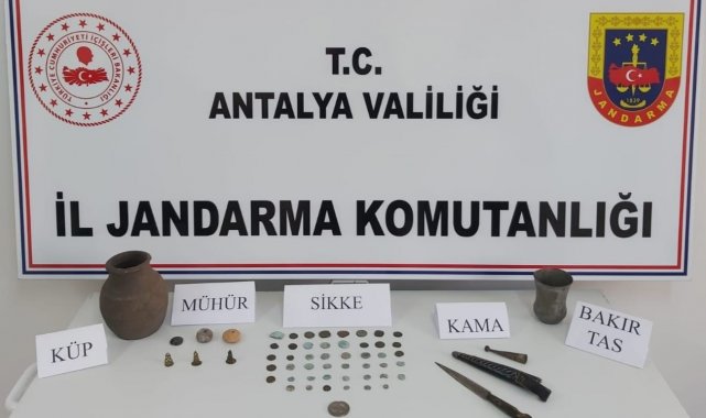 Antalya'da tarihi eser operasyonu