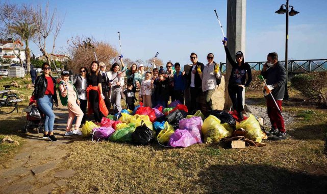 Antalya'da Ukraynalı kadının çevre sevgisi karşılık buldu