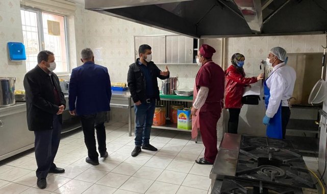 Arguvan'da okul kantinleri ve yemekhanelerine denetim