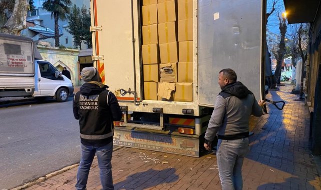 Arnavutköy&#039;de kaçak sigara operasyon: 1 gözaltı