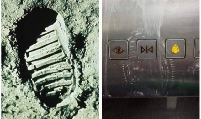 Asansördeki ayak izinin sahibini böyle rezil ettiler