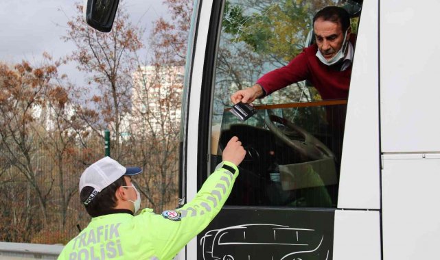 AŞTİ'de kış lastiği denetimi