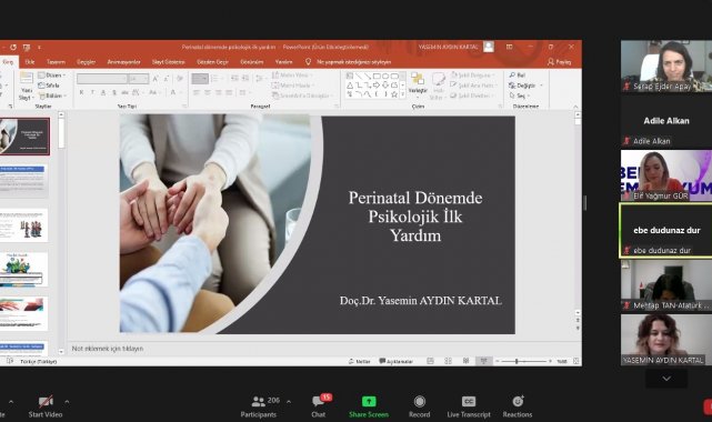 Atatürk Üniversitesinde ebelik sempozyumu düzenlendi