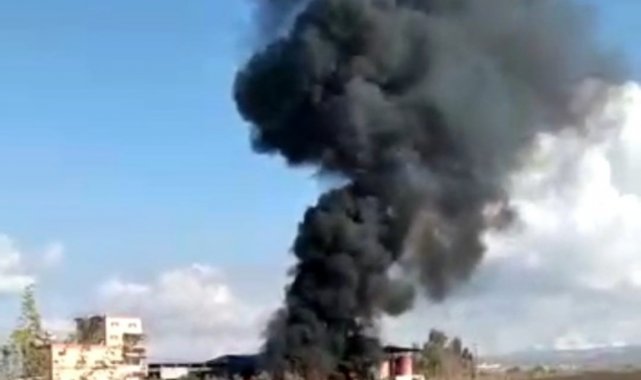 Atık yağ geri dönüşüm fabrikasında patlama: 1 yaralı