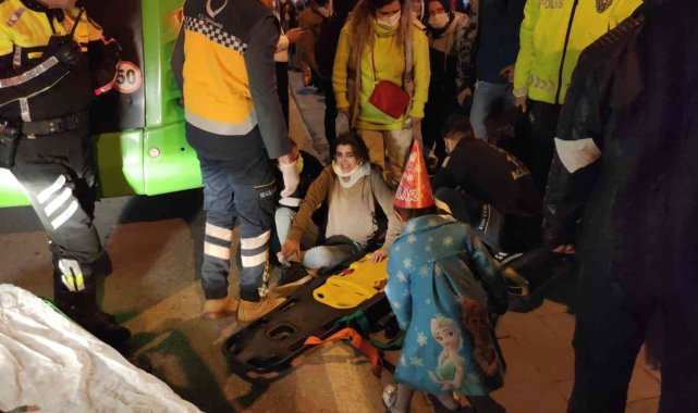 Ayağını burktu, 'Otobüs ezdi' deyip ortalığı birbirine kattı