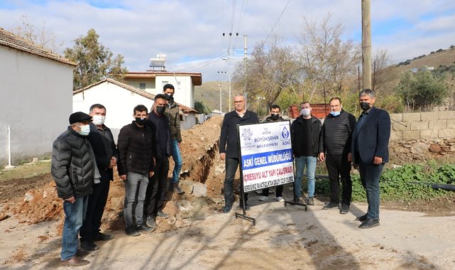 Aydın Büyükşehir Belediyesi Savrandere Mahallesi'nin altyapısını yeniliyor