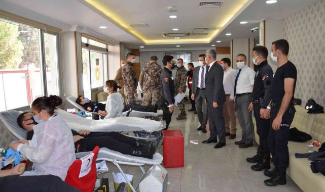 Aydın Emniyeti'nden kan bağışı kampanyası