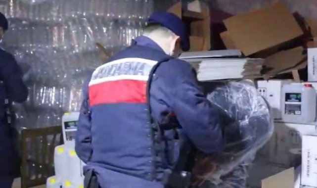 Aydın'da sahte içki operasyonu