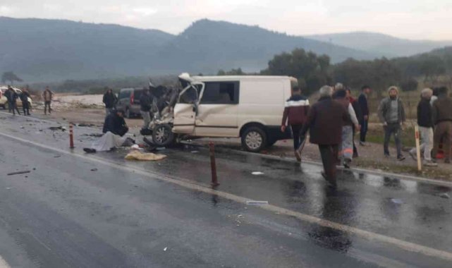 Aydın&#039;da zincirleme trafik kazası: 1 ölü