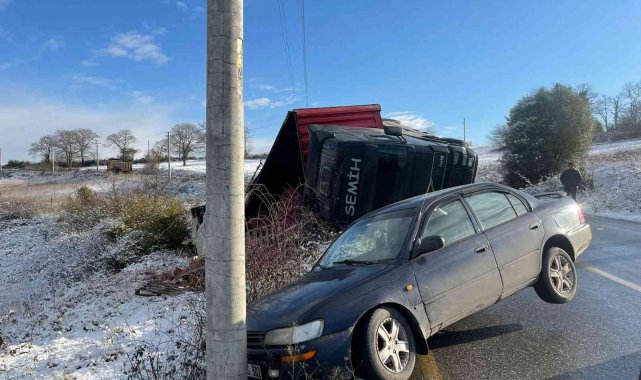 Aynı yerde iki ayrı kaza