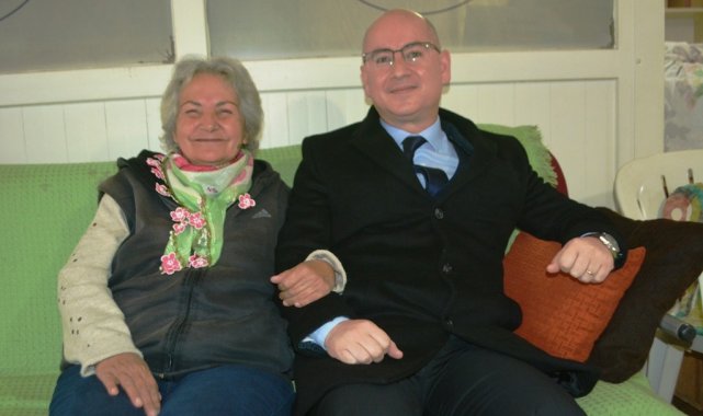 Ayvalık'ta Kaymakam Yaman'dan "Şefkatli" ziyaret