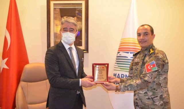 Azerbaycanlı komutan yeniden Marmaris&#039;te