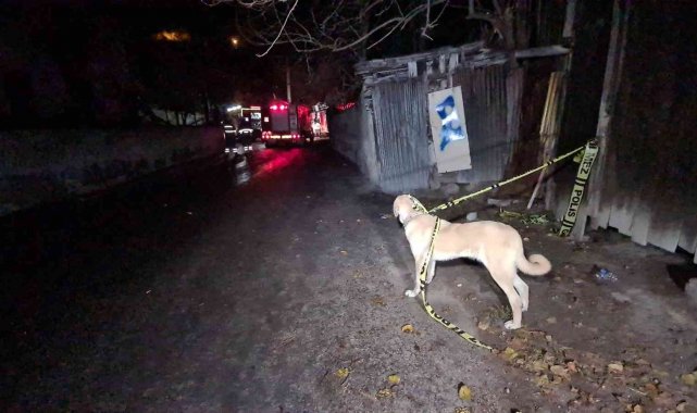 Babası uyurken evi ateşe verdi