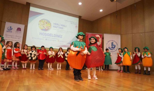 Bağcılarlı miniklerden Yerli Malı kutlaması