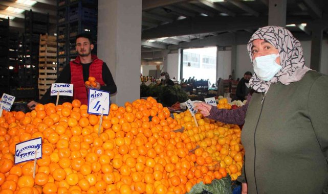 Bağışıklık sistemine güçlendiren mandalinaya talep yüksek